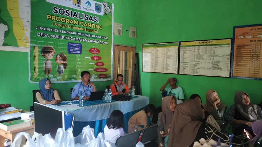 RAPAT SOSIALISASI PROGRAM CANTING (CEGAH & TANGANI STUNTING )